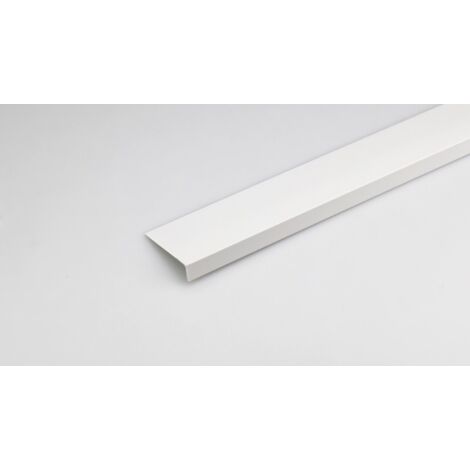 ANGOL."L" PVC BIANCO 40X10X1 MT.1