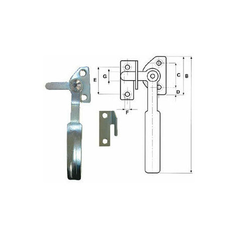 Maniglia Per Porta In Acciaio Inox, Dispositivo Di Blocco Per Manopole - Foto 3