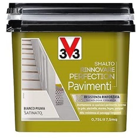 V33 - SMALTO RINNOVARE PERFECTION PAVIMENTI 750ML BIANCO PIUMA SATINATO