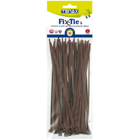20 FASCETTE UNIVERSALI 20CM MARRONE TENAX GIARDINO