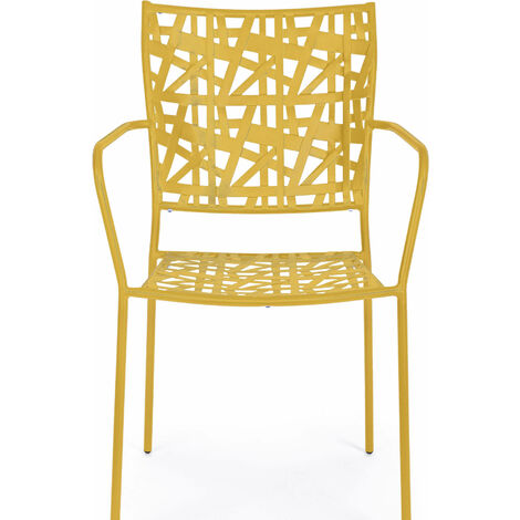 Fusion Adriana Cuscino Quadrato 43x43 Cm In Cotone Con Stampa Floreale - Colore Ocra - 2