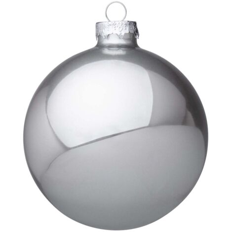 PALLA VETRO SHIMMER D.10 ARGENTO