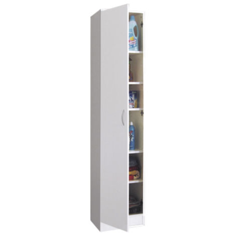 ARMADIO COLONNA TUTTOPIANI BIANCO NOBILITATO MELAMINICO CM.40X36X186 (1/3)