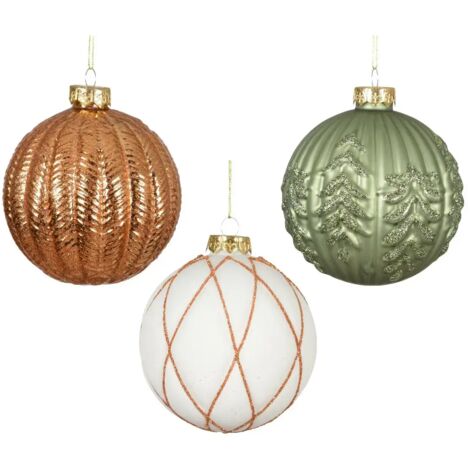 Pallina vt lucido - opaco glitter ass d10cm (1/3)