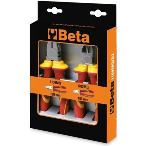 Beta SET PINZA 180MM E TRONCHESE 160MM ISOLATI