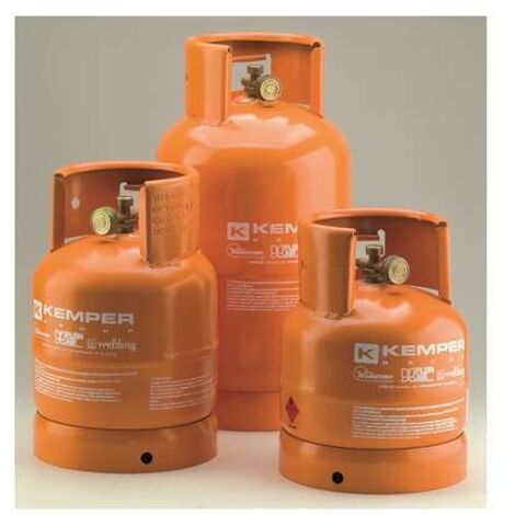 Bombola gas Kemper vuota attacco italiano 5 kg