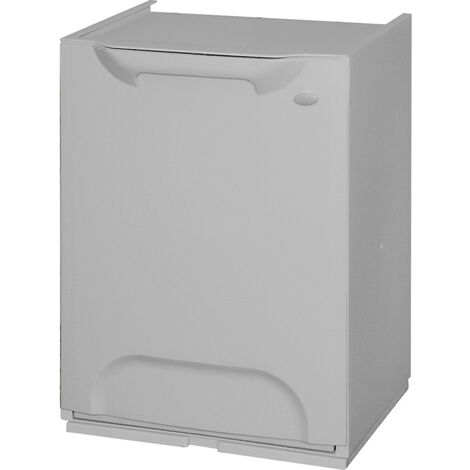 CASSONETTO RACC.DIFFERENZIATA GRIGIO 34X29XH47CM.