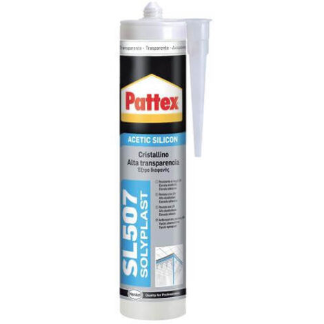 Pattex Silicone Acetico Trasparente 300ml per Vetro