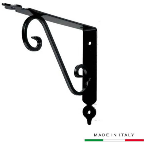 REGGIMENSOLA TOSCANIA BOLIS • ACCIAIO VERNICIATO NERO/ORO MM 330X280