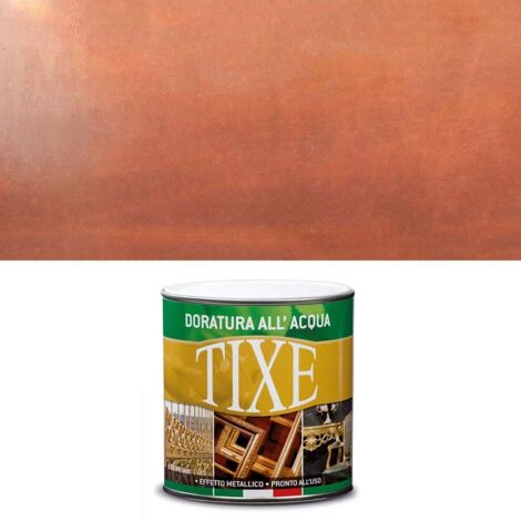 Vernice oro all'acqua per interni - Tixe Doratura Rame - 500 ml