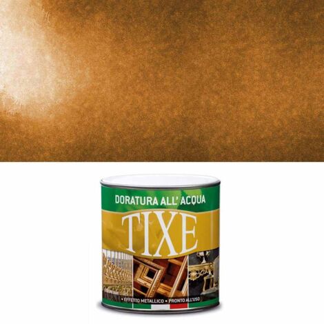 Vernice oro all'acqua per interni - Tixe Doratura Oro Ducato - 500 ml