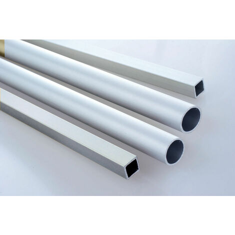 10PZ PROFILO PER FAI DA TE TIPO TONDO MM 8 X 1 - MT 2 COLORE ARGENTO