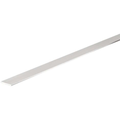PROFILO PER FAI DA TE PIATTO mm 12 x 2 - mt 2 col.argento UNIKO 10 PZ