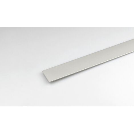 8PZ PROFILO PER FAI DA TE PIATTO MM 30X2 - MT 1 COLORE ARGENTO