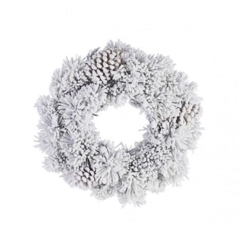 Bizzotto corona di natale arves innevato d40 936374