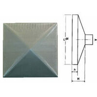 COPRIPILASTRO MM.50 ZINCATO