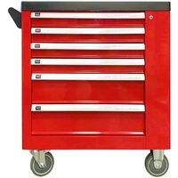 Cassettiera Portautensili 6 Cassetti e Rotelle con 138 Utensili 68x46x h.77