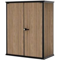 PORTATTREZZI DA GIARDINO KETER VERTICAL SHED VENETIAN EFFETTO LEGNO NOCE (70103)