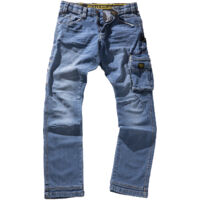 Jeans con Tasche Colore Washed 270 GR Taglia 58