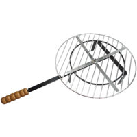 Griglia Girevole con Manico per Barbecue Diametro 30 cm