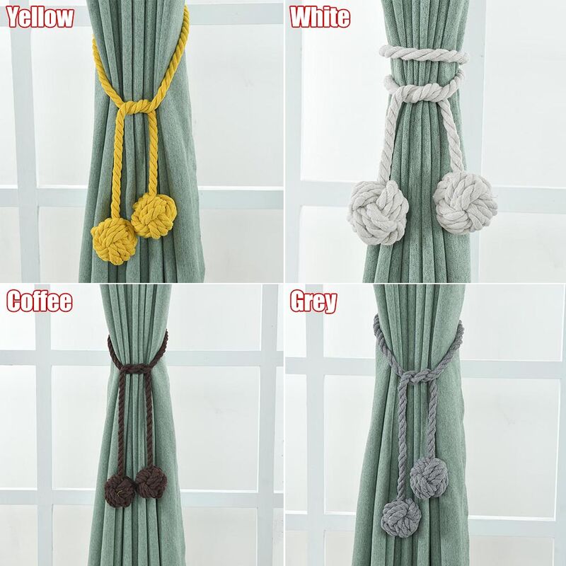 1 Paar Vorhang Seil Raffhalter Vintage Vorhänge Holdbacks Seil