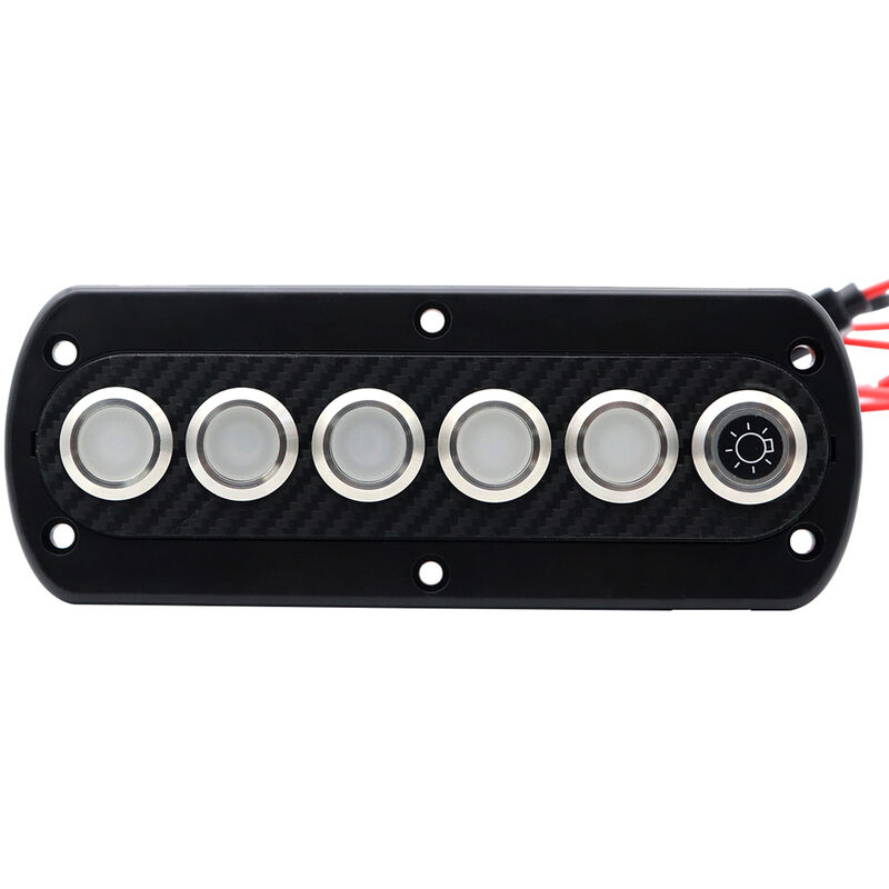 12-24 V LED Dual Batterie Test Panel Wippschalter Auto Lkw Marine Boot VoltmI3Z2 