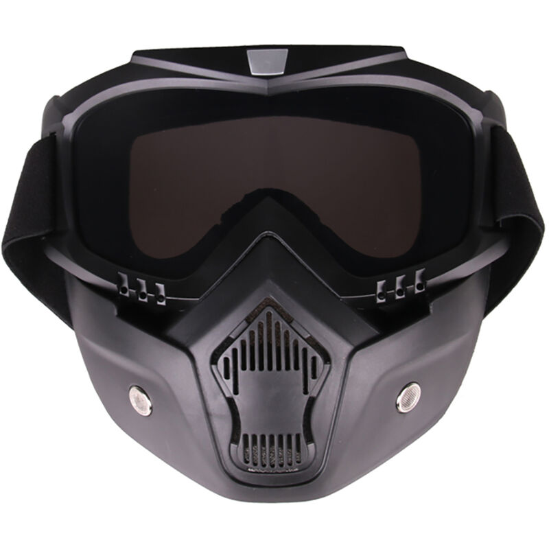 Schwarz Rahmen Motorrad Brillen Schutzbrillen für Outdoor Ski Snowboard Motocross Sport 