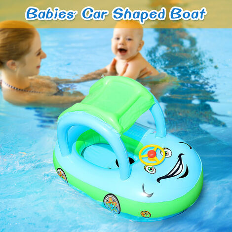 Kinder Aufblasbarer Baby Schwimmring Yacht Sitzring Rettungsring Schwimmen DE 