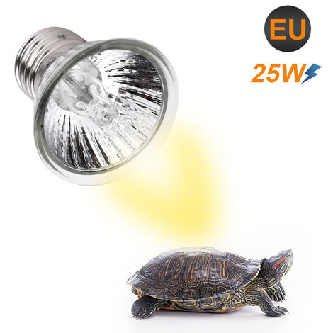 25W 50W Reptilien Heizlampe Schildkröten Wärmelampe Reptilien Terrarium Lampe 