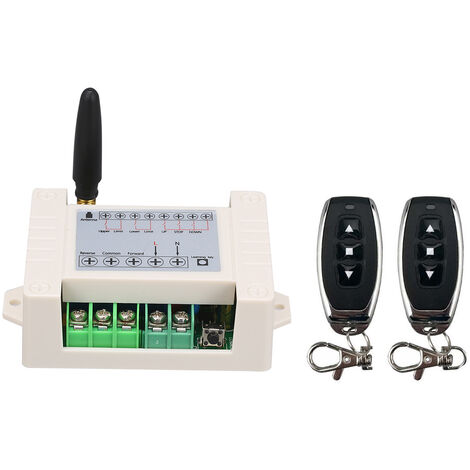 2 Transmitter+1 Empfänger Industrielle Fernbedienung Schalter 10 Kanäle Key 