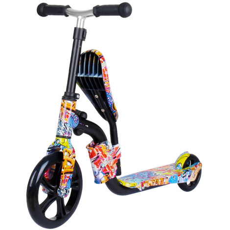 Kinderroller Cityroller Scooter Roller Tretroller Klapp Trittbrett mit LED f 37 