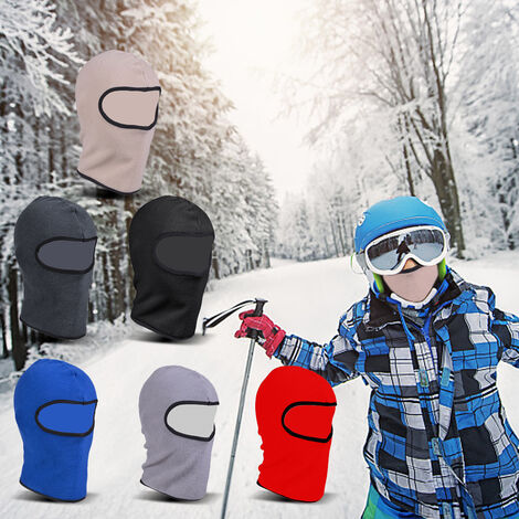 Kopfbedeckung Piloten Bombermütze 15 Jahren Piloten Unisex Kinder Jugendliche Wintermütze im Alter von 5 Trappermütze mit Ohrenklappe Thermo-Fell gefüttert Ski Snowboarden Gesichtsmaske für Schnee winddicht