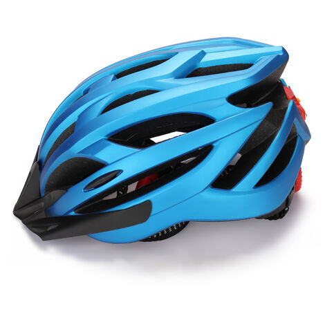 Unisex Erwachsener Radfahren Helm MTB Rennrad Fahrrad Helm mit Linse Blau Farbe 
