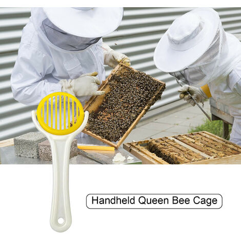 Imker Einhand Queen Bee Draussen Käfig Bienenhaus Ausrüstung Bee Catcher Tool*1 