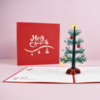 3D Weihnachtskarten Pop Up Grußkarten Urlaub Postkarten Geschenke für