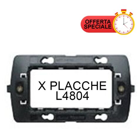 Bticino supporto 4 moduli l4704 per placche L4804 living international