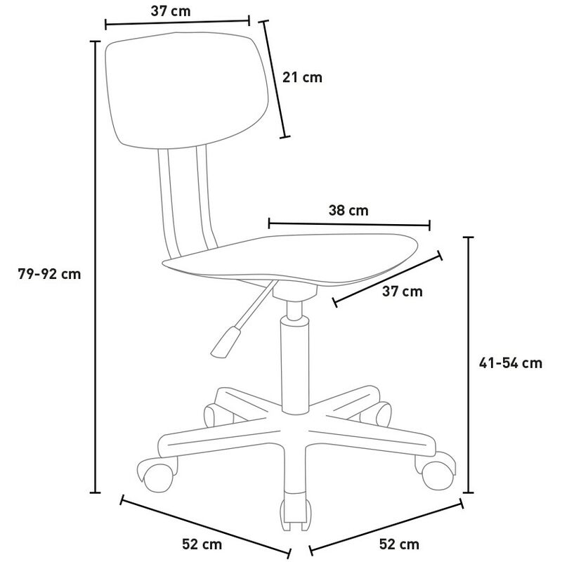 SLIM - D381/Cr - Componenti per Sedie da Ufficio Ergonomiche e Kit Sedute