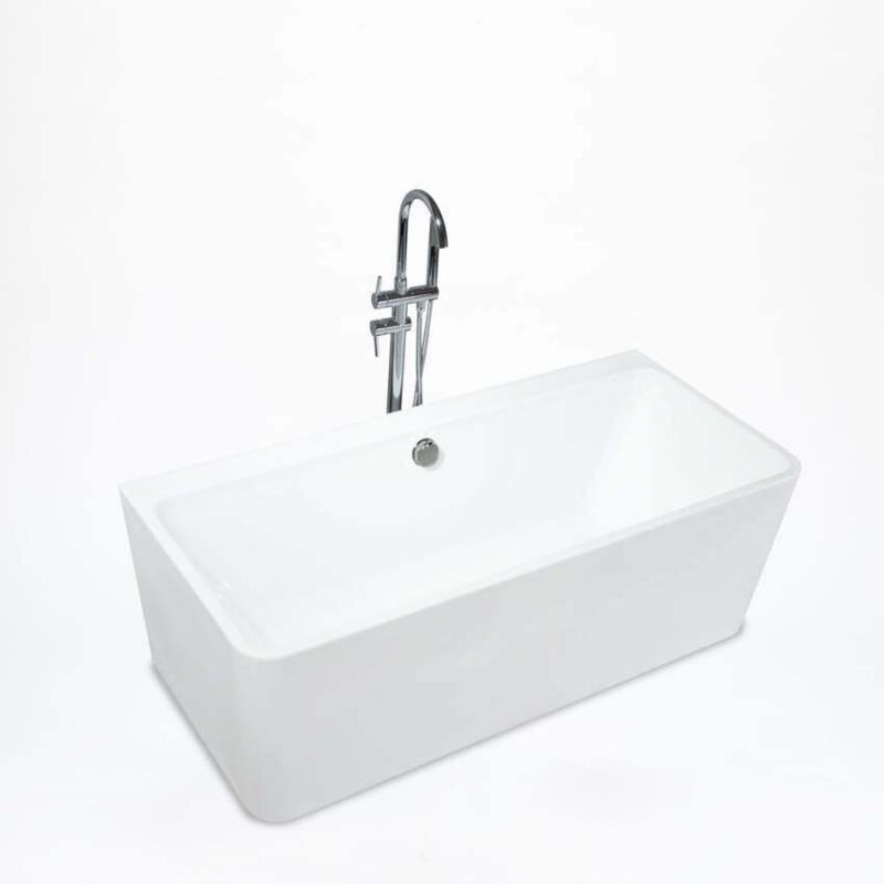 Vasca da Bagno Rettangolare Freestanding Design Moderno Icaria