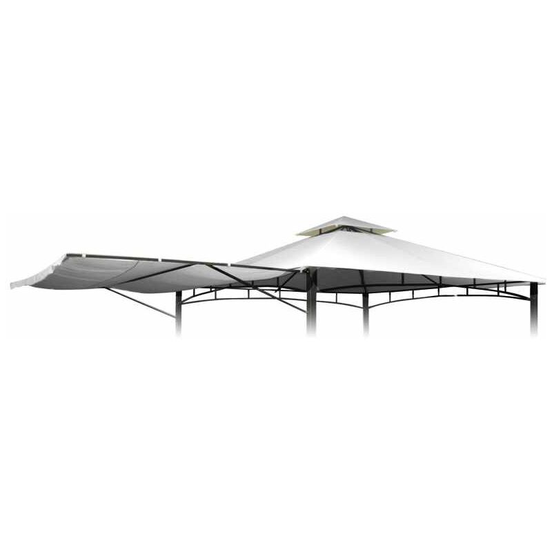 Copertura di Ricambio Gazebo Butterfly 3 x 3,5 m Grigio – BIA Home & Garden