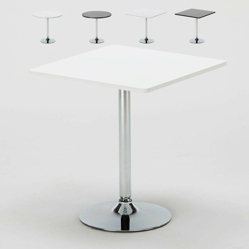 Offerta! Tavolo Bar professionale rotondo diametro 60 in alluminio e  acciaio 1 gamba 3 piedini
