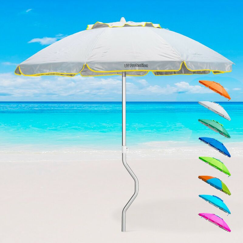 ombrellone mare antivento spiaggia fibra di carbonio ,stecche