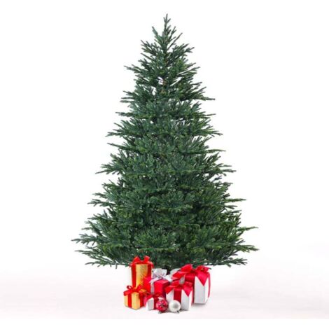 Albero Di Natale Alto Pino Abete Finto In Pvc Nero Folto Alto 180 Cm Da