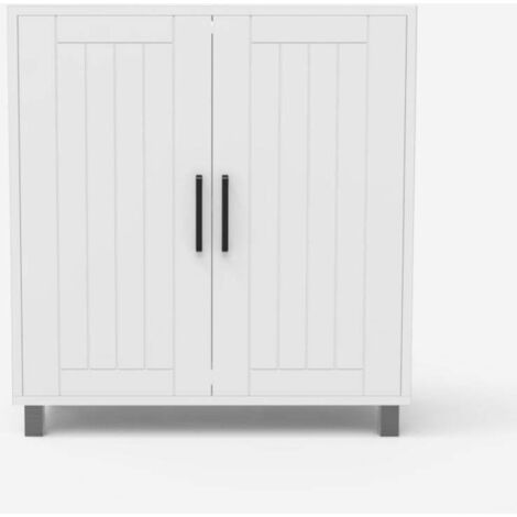 Mobile Bagno Sottolavabo Con Rotelle - 2 Ripiani, 34x55x67 Cm, Cromo, Marca Feridras - Foto 6