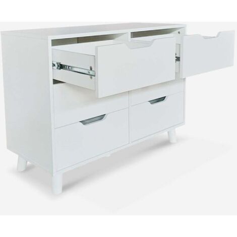 Panca Portaoggetti Chunky Con Coperchio - Tessuto Strutturato Blu, Gambe Legno, 40x18,5x45,7 Cm