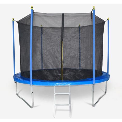 Trampolino Per Bambini Ø92 Cm - Con Corrimano Regolabile, Copertura Imbottita, Per Interno/Esterno - Foto 10