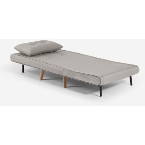 FANTASK Poltrona Letto Pieghevole 3 In 1 – Schienale Regolabile, Con Ruote E Rivestimento Sfoderabile, Blu
