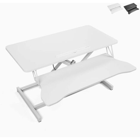 Supporto Regolabile Per Laptop CD4: Alzabile, Pieghevole Ed Ergonomico Per Scrivania (Nero)