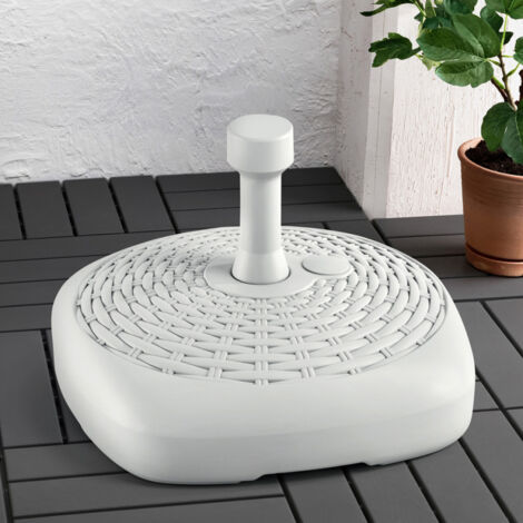 Base Per Ombrellone Adriatic - Quadrata Bianca Da 45 Litri - Foto 9