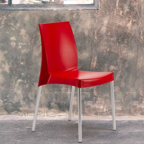 52 x 44 x 85 cm Verde Mela GRAND SOLEIL Grandsoleil Upon Boulevard Standard Sedia impilabile con Gambe in Alluminio in Polipropilene 