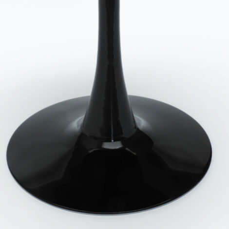 tavolo rotondo 100cm bar cucina sala da pranzo design moderno scandinavo  Tulipan Colore: Nero